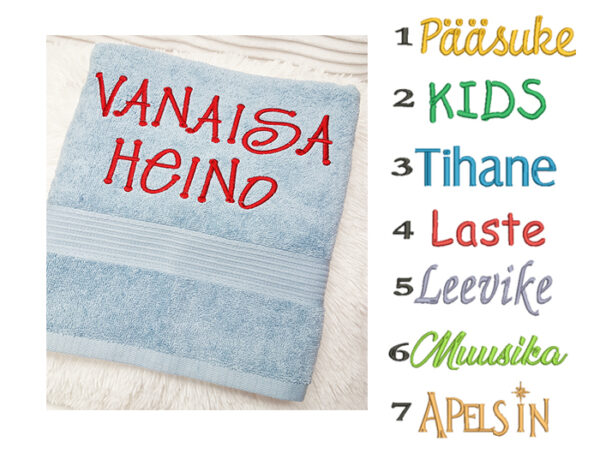 Käterätik nimega  (28 erinevat kirjastiili)