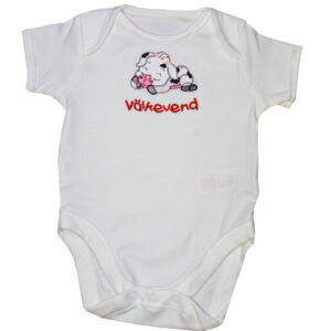 Beebi body nime ja lehma tikand (6 erinevat valikut)