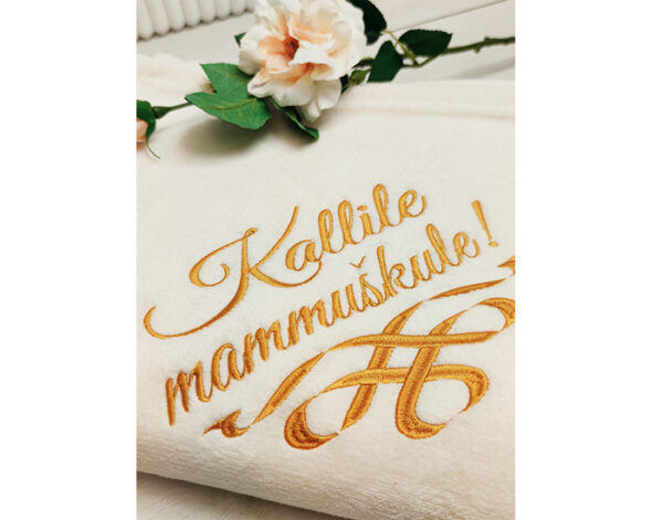 Pehme pleed kirja ja kaunistusega 130x170 cm (9 erinevat disaini)