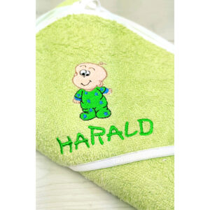 Vannilina nime ja beebi tikandiga (6 erinevat disaini)